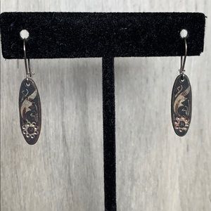 Vintage Etched Earrings